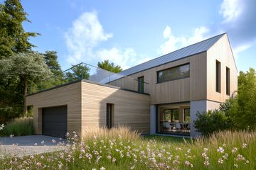  Projekt domu House x18 (WRG1097) - projekt domu parterowego z poddaszem - Zdjęcie 1