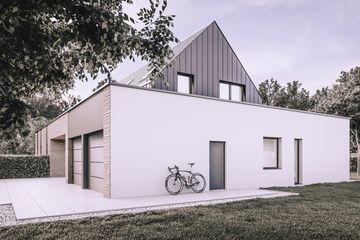  Projekt domu House x19 (WRG1098) - projekt domu parterowego z poddaszem - Zdjęcie 8