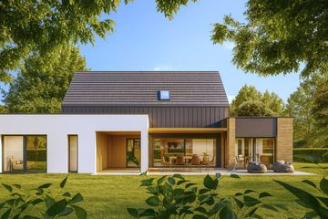  Projekt domu House x19 (WRG1098) - projekt domu parterowego z poddaszem - Zdjęcie 2