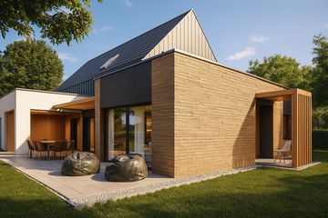  Projekt domu House x19 (WRG1098) - projekt domu parterowego z poddaszem - Zdjęcie 4