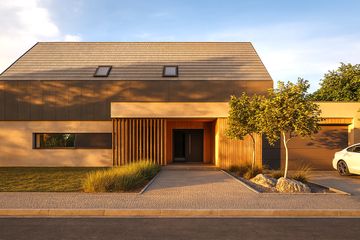  Projekt domu House x25 (WRG1100) - projekt domu parterowego z poddaszem - Zdjęcie 3