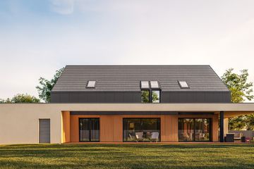  Projekt domu House x25 (WRG1100) - projekt domu parterowego z poddaszem - Zdjęcie 4