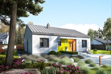  Projekt domu Mini 3 PLUS energo plus (WRC2796) - projekt domu parterowego - Zdjęcie 4