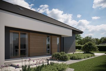  Projekt domu NewHouse 713 (KRZ1055) - projekt domu parterowego - Zdjęcie 4