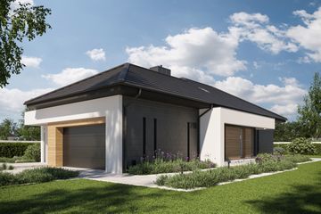  Projekt domu NewHouse 713 (KRZ1055) - projekt domu parterowego - Zdjęcie 5