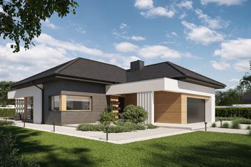  Projekt domu NewHouse 713 (KRZ1055) - projekt domu parterowego - Zdjęcie 7