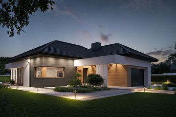  Projekt domu NewHouse 713 (KRZ1055) - projekt domu parterowego - Zdjęcie 10