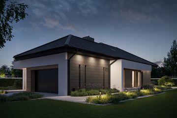  Projekt domu NewHouse 713 (KRZ1055) - projekt domu parterowego - Zdjęcie 12