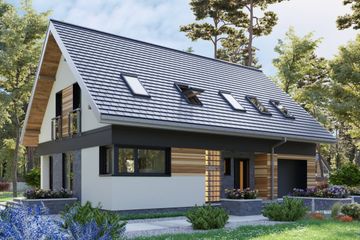  Projekt domu Mateo Sol (1804) (KRD2920) - projekt domu parterowego z poddaszem - Zdjęcie 1