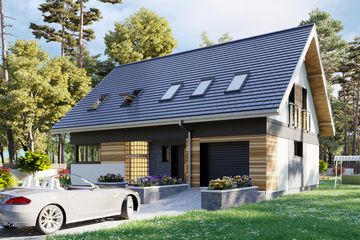  Projekt domu Mateo Sol (1804) (KRD2920) - projekt domu parterowego z poddaszem - Zdjęcie 3