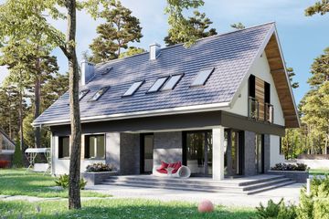  Projekt domu Mateo Sol (1804) (KRD2920) - projekt domu parterowego z poddaszem - Zdjęcie 6