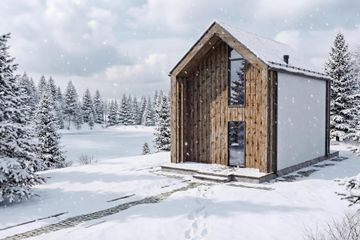  Projekt domu Jaskółka 2 (GDE1033) - projekt domu parterowego z poddaszem - Zdjęcie 3