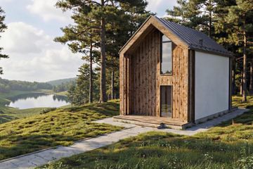  Projekt domu Jaskółka 2 (GDE1033) - projekt domu parterowego z poddaszem - Zdjęcie 7