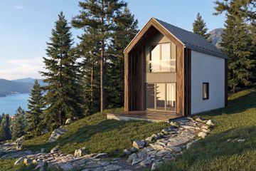  Projekt domu Jaskółka 2 (GDE1033) - projekt domu parterowego z poddaszem - Zdjęcie 8