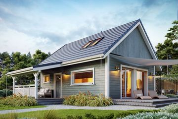  Projekt domu Erna drewniana (BSE1222) - projekt domu parterowego z poddaszem - Zdjęcie 1