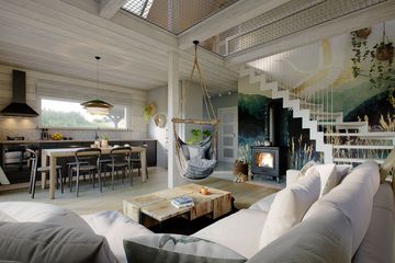  Projekt domu Erna drewniana (BSE1222) - projekt domu parterowego z poddaszem - Zdjęcie 3