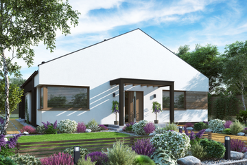  Projekt domu KA226 SZ (PKT1267) - projekt domu parterowego - Zdjęcie 1