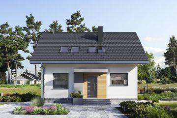  Projekt domu Malik Sol (1802) (KRD2921) - projekt domu parterowego z poddaszem - Zdjęcie 6