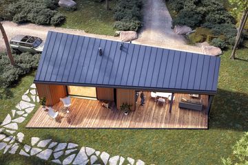  Projekt domu letniskowego Jaskier dr-S (BSA2333) - projekt domu letniskowego parterowego - Zdjęcie 5