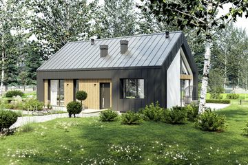  Projekt domu PióroArchitekci – 23 (KZN1012) - projekt domu parterowego - Zdjęcie 6