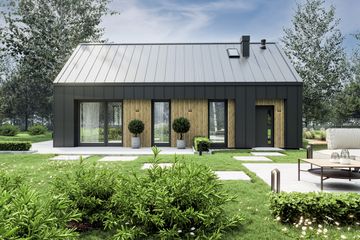  Projekt domu PióroArchitekci – 23 (KZN1012) - projekt domu parterowego - Zdjęcie 4