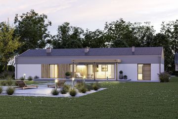  Projekt domu D292B (WAI1448) - projekt domu parterowego - Zdjęcie 2