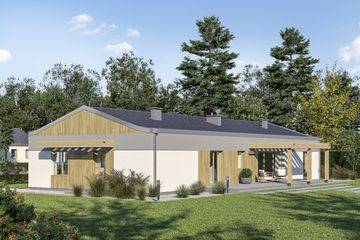  Projekt domu D292B (WAI1448) - projekt domu parterowego - Zdjęcie 3