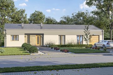  Projekt domu D292C (WAI1450) - projekt domu parterowego - Zdjęcie 1