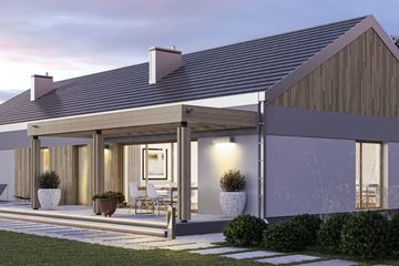  Projekt domu D292D - wersja drewniana (WAI1453) - projekt domu parterowego - Zdjęcie 2