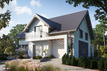  Projekt domu Alicja Rex (1808) (KRD2924) - projekt domu parterowego z poddaszem - Zdjęcie 2