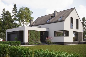  Projekt domu Elza Sol (1806) (KRD2923) - projekt domu parterowego z poddaszem - Zdjęcie 1