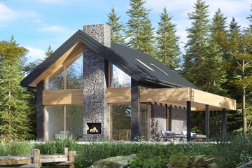  Projekt domu NewHouse 757 (KRZ1056) - projekt domu parterowego z poddaszem - Zdjęcie 1