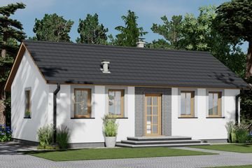  Projekt domu Domek Miodowy (003 ES 58) (SLF1112) - projekt domu parterowego - Zdjęcie 1