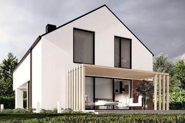  Projekt domu uA244 (WCB1399) - projekt domu parterowego z poddaszem - Zdjęcie 5