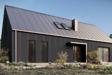  Projekt domu uA76v6 (WCB1400) - projekt domu parterowego z poddaszem - Zdjęcie 1