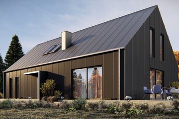  Projekt domu uA76v6 (WCB1400) - projekt domu parterowego z poddaszem - Zdjęcie 2