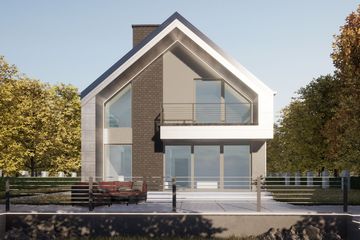  Projekt domu uA313 (WCB1402) - projekt domu parterowego z poddaszem - Zdjęcie 4