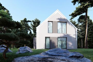  Projekt domu uA220 (WCB1403) - projekt domu parterowego z poddaszem - Zdjęcie 6