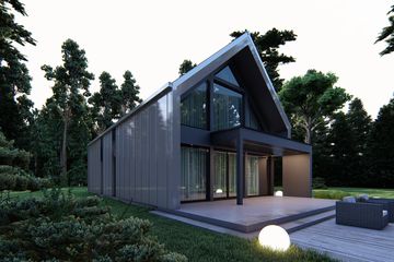  Projekt domu uA220 (WCB1403) - projekt domu parterowego z poddaszem - Zdjęcie 7