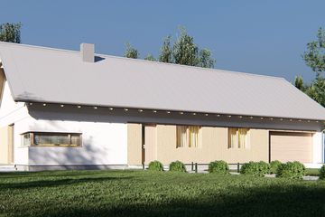  Projekt domu uA76v8 (WCB1404) - projekt domu parterowego - Zdjęcie 1