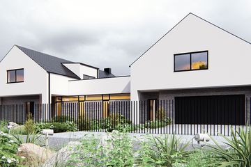  Projekt domu uA303 (WCB1405) - projekt domu parterowego z poddaszem - Zdjęcie 1