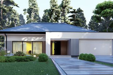  Projekt domu uA251 (WCB1407) - projekt domu parterowego - Zdjęcie 2