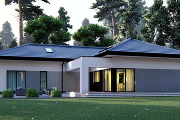  Projekt domu uA251 (WCB1407) - projekt domu parterowego - Zdjęcie 3