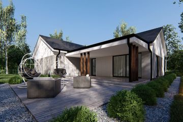  Projekt domu uA231 (WCB1408) - projekt domu parterowego - Zdjęcie 5