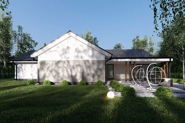  Projekt domu uA231 (WCB1408) - projekt domu parterowego - Zdjęcie 6