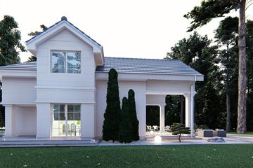  Projekt domu uA287 (WCB1409) - projekt domu parterowego z poddaszem - Zdjęcie 5