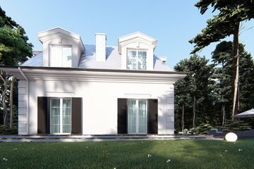  Projekt domu uA247 (WCB1410) - projekt domu parterowego z poddaszem - Zdjęcie 3