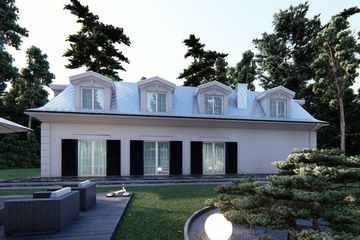  Projekt domu uA247 (WCB1410) - projekt domu parterowego z poddaszem - Zdjęcie 4