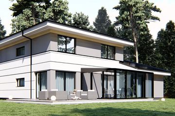  Projekt domu uA225 (WCB1411) - projekt domu z pełnym piętrem - Zdjęcie 3