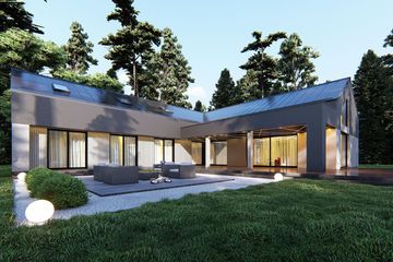  Projekt domu uA221 (WCB1412) - projekt domu parterowego - Zdjęcie 3